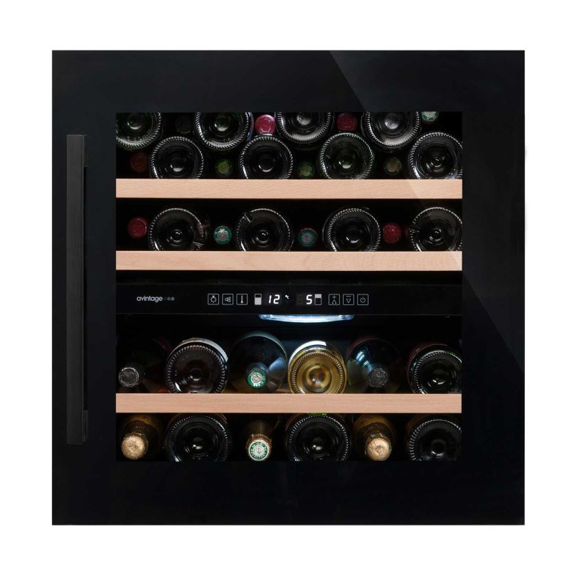 Racitor de vin, 36 sticle, compresor, 2 zone, incorporabil, AVI60CDZA 59 x 56 x 59,5 cm - 1