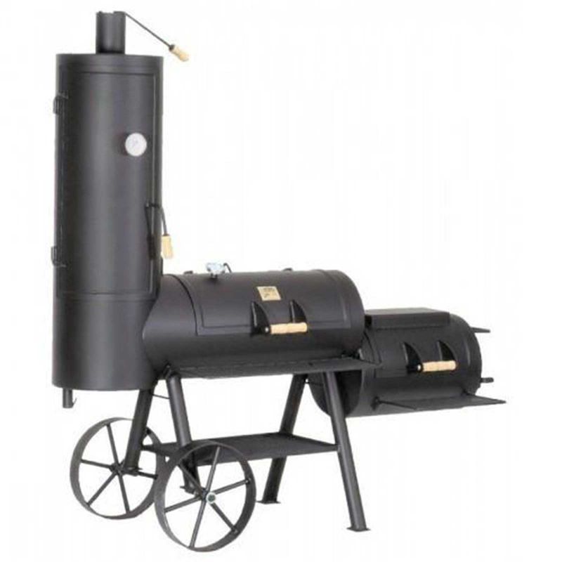 Gratar pe carbuni cu afumatoare JOE's Barbeque Smoker 16 inci Chuckwagon JS-33800 - 1 Gratar pe carbuni cu afumatoare JOE's Barbeque Smoker 16 inci Chuckwagon JS-33800 - 1