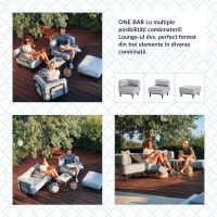 Mobilier gradina si terasa fotoliu cu spatar 81 x 81 x 67 cm One Bar Element 2 ONEBAR102 - 12