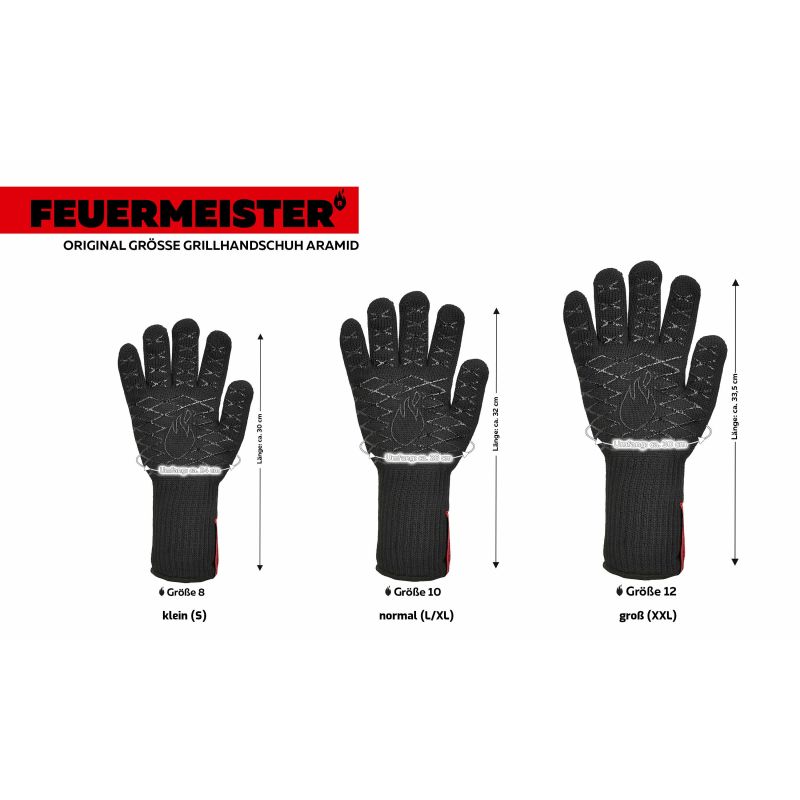Manusi din bumbac si silicon pentru gratar Premium Feuermeister 70023300P10 - 5