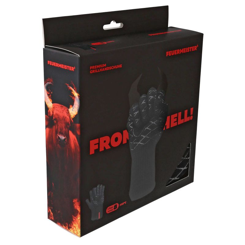 Manusi din bumbac si silicon pentru gratar Premium Feuermeister 70023300P10 - 3