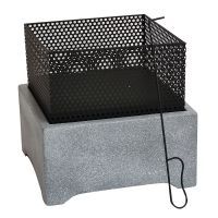 Semineu de terasa din piatra artificiala MgO Activa Idaho 35 x 35 cm 15178 - 1