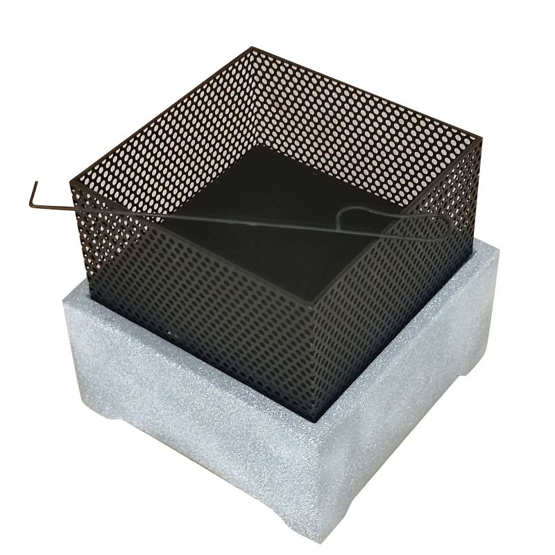 Semineu de terasa din piatra artificiala MgO Activa Idaho 35 x 35 cm 15178 - 2