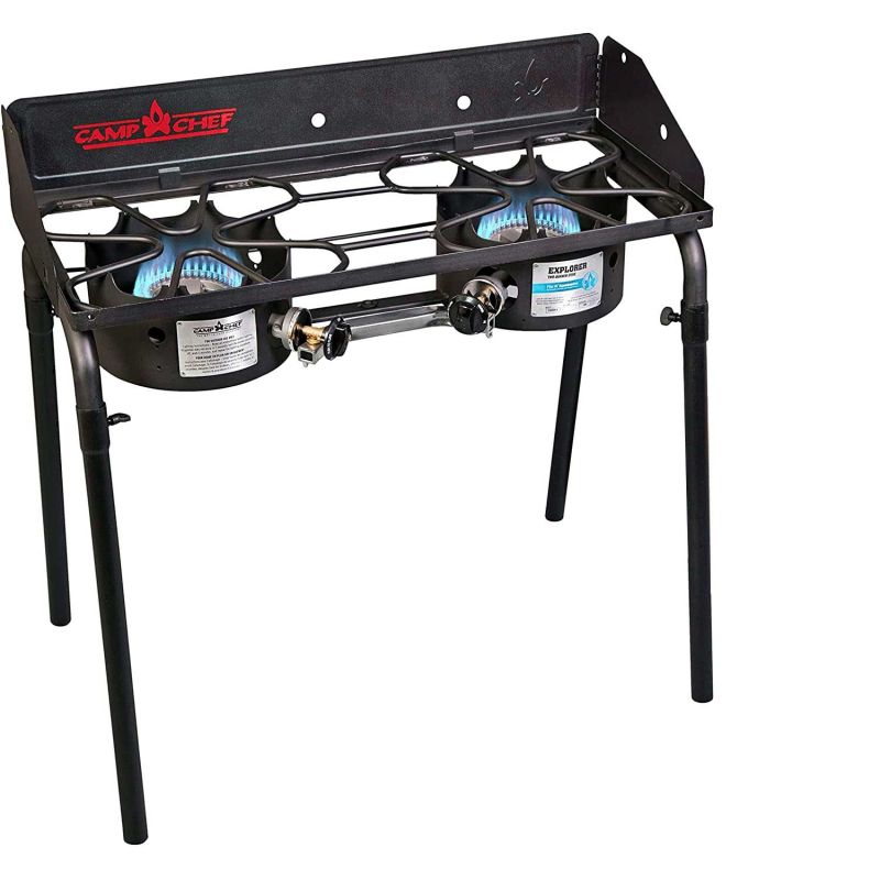 Aragaz de camping cu 2 arzatoare de putere mare 14 Kw Explorer Camp Chef CC-EX60F - 1 Aragaz de camping cu 2 arzatoare de putere mare 14 Kw Explorer Camp Chef CC-EX60F - 1