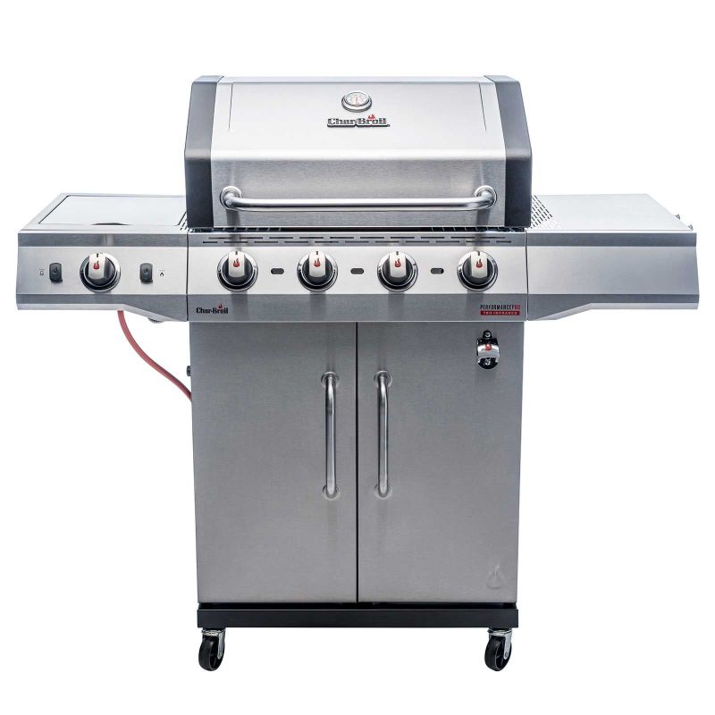 Gratar pe gaz din inox Char-Broil Performance PRO S 4, grile din fonta, TRU-Infrared 140967 - 1 Gratar pe gaz din inox Char-Broil Performance PRO S 4, grile din fonta, TRU-Infrared 140967 - 1