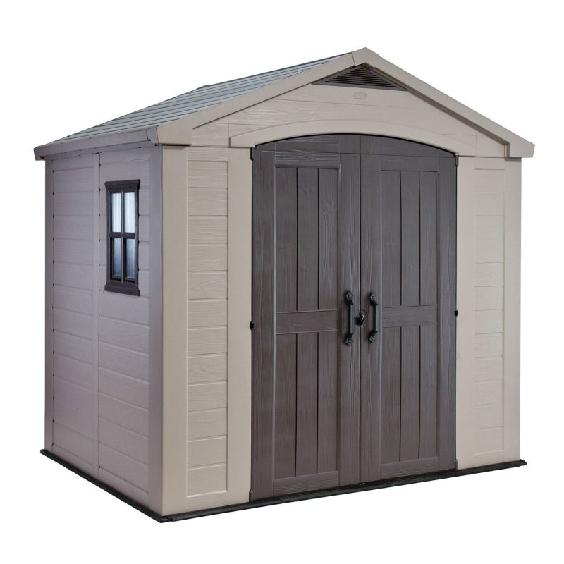 Casuta gradina Keter Factor 8x6 cu usa dubla - 1 Casuta gradina Keter Factor 8x6 cu usa dubla - 1