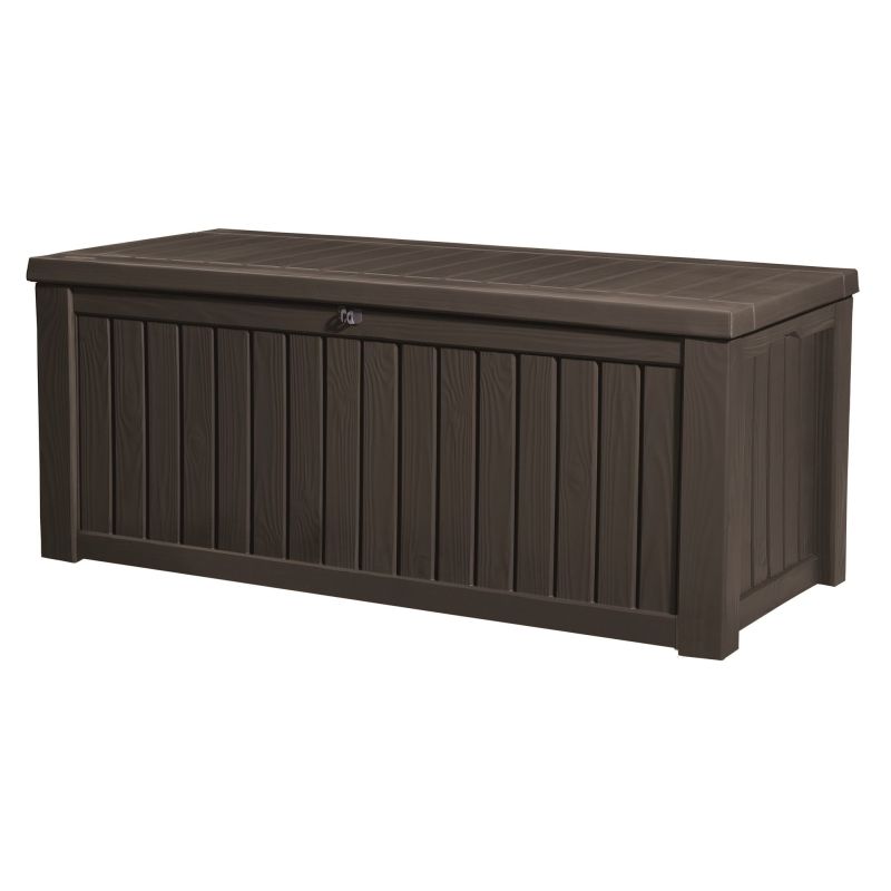 Lada depozitare maro Keter Rockwood 570 L - 1 Lada depozitare maro Keter Rockwood 570 L - 1