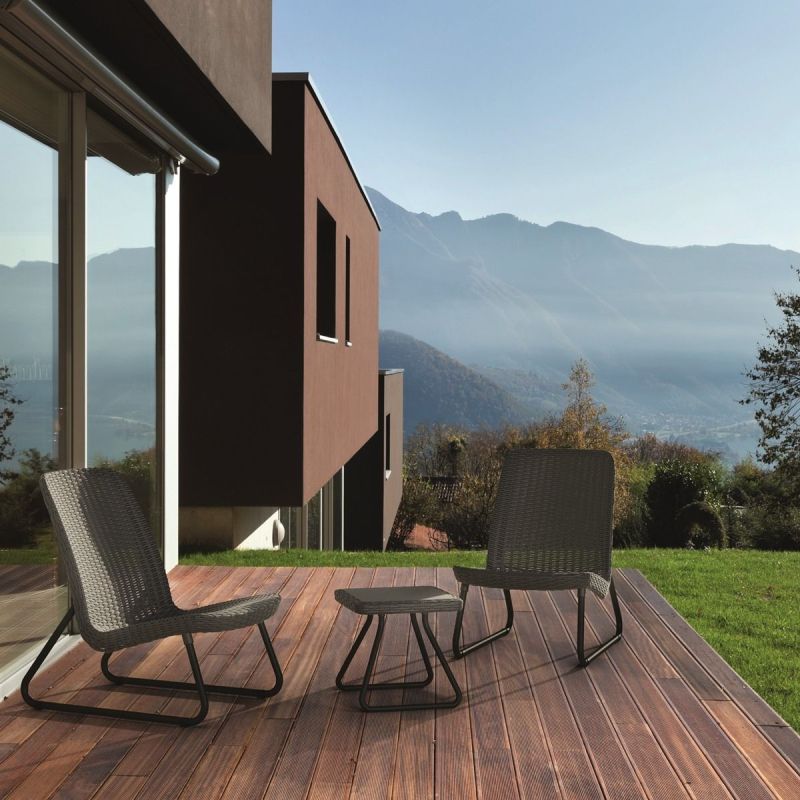 Set mobilier gradina antracit Keter Rio Patio - 2