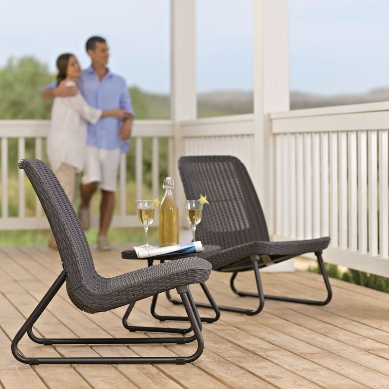 Set mobilier gradina antracit Keter Rio Patio - 3