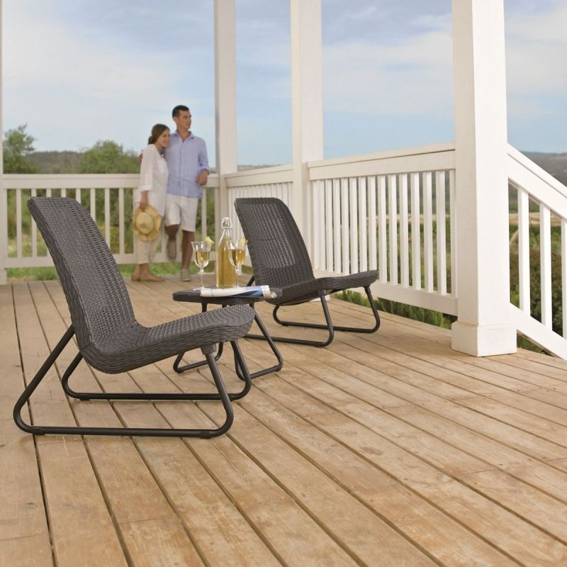 Set mobilier gradina antracit Keter Rio Patio - 6
