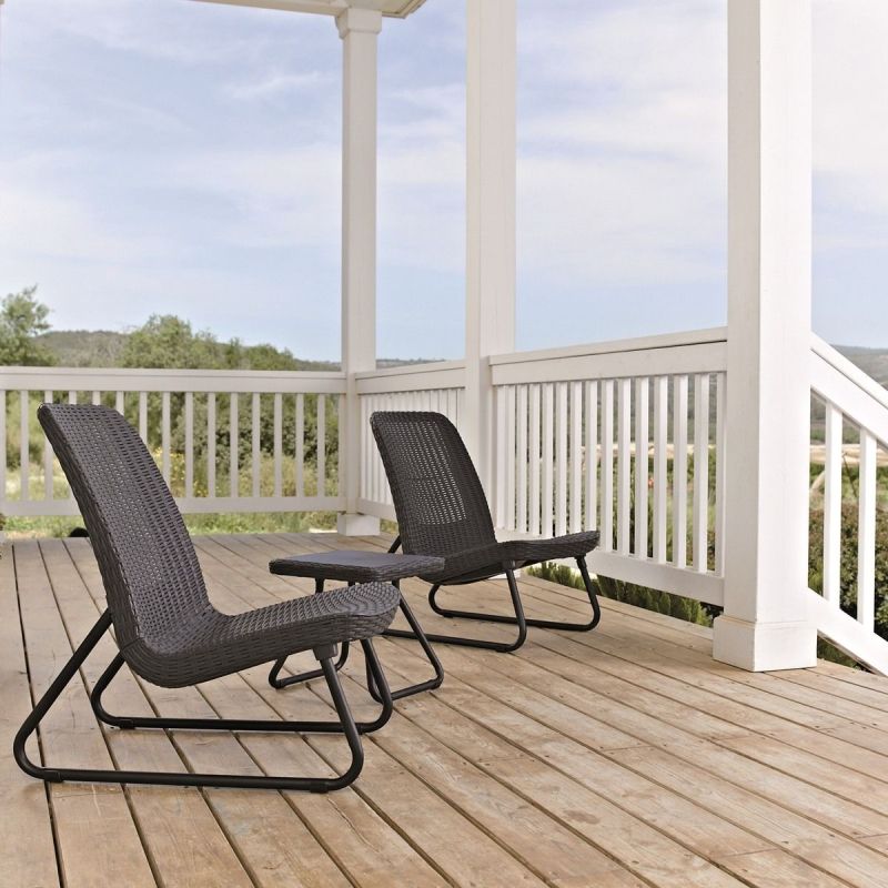 Set mobilier gradina antracit Keter Rio Patio - 7