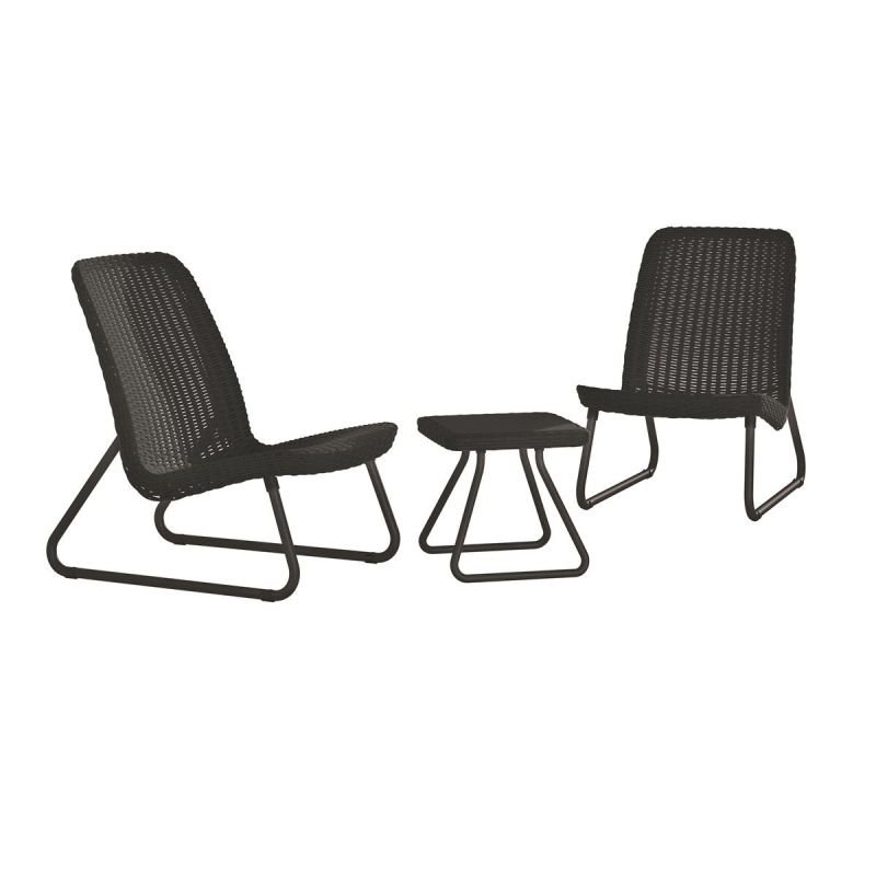 Set mobilier gradina antracit Keter Rio Patio - 1