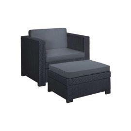 Set mobilier gradina graphite Keter Provence Chillout - 1