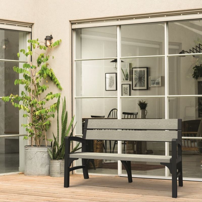 Set mobilier gradina gri-maroniu Keter Montero - 4
