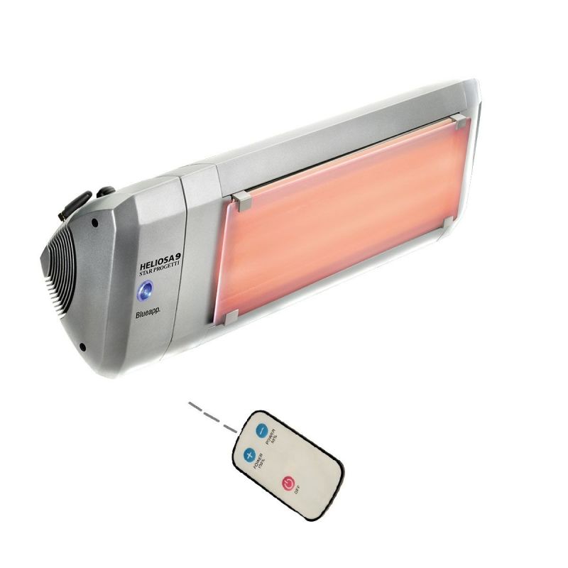 Incalzitor 9/3S20BTW cu lampa infrarosu Heliosa 9.3 Amber Light 2000W IPX5 - 1