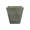Ghiveci imitatie marmura verde fara farfurie Keter Piazza 34 cm 18 L - 1