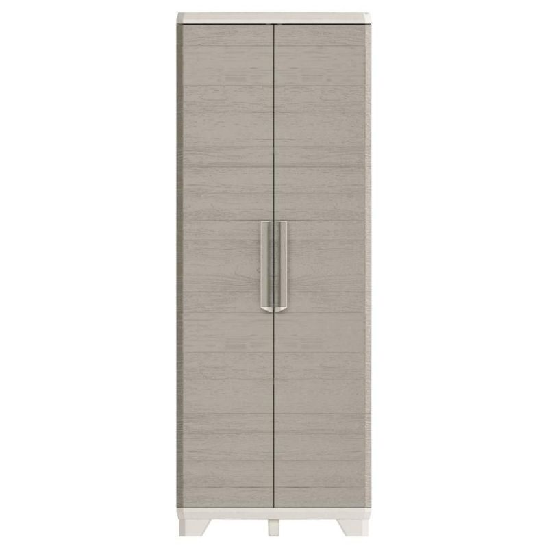 Dulap inalt bej Keter Wood Grain 68x39x182 cm - 1