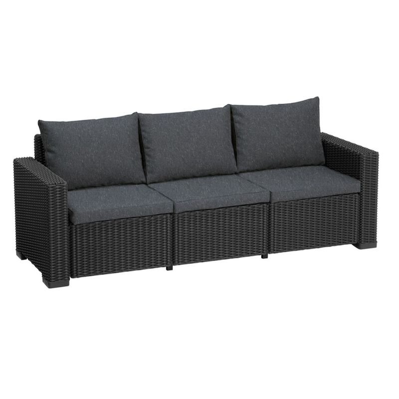 Canapea cu 3 locuri graphite Keter Moorea - 1