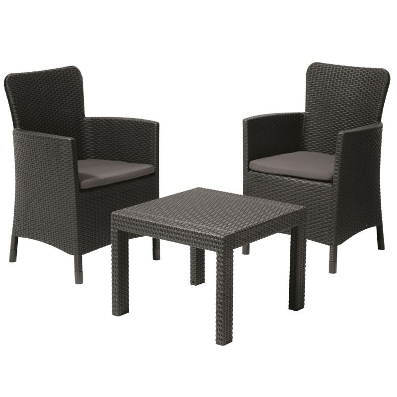 Set mobilier gradina graphite Keter Salvador - 1