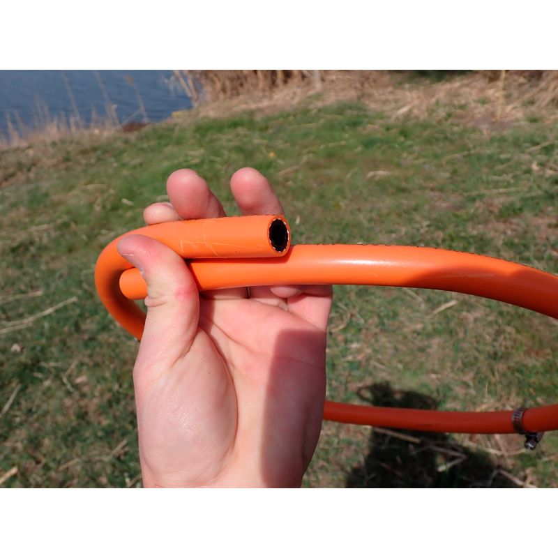 Kit regulator gaz quick on compatibil doar la butelie ButanGas Camping include furtun 80cm Orgaz BG301-20 - 19