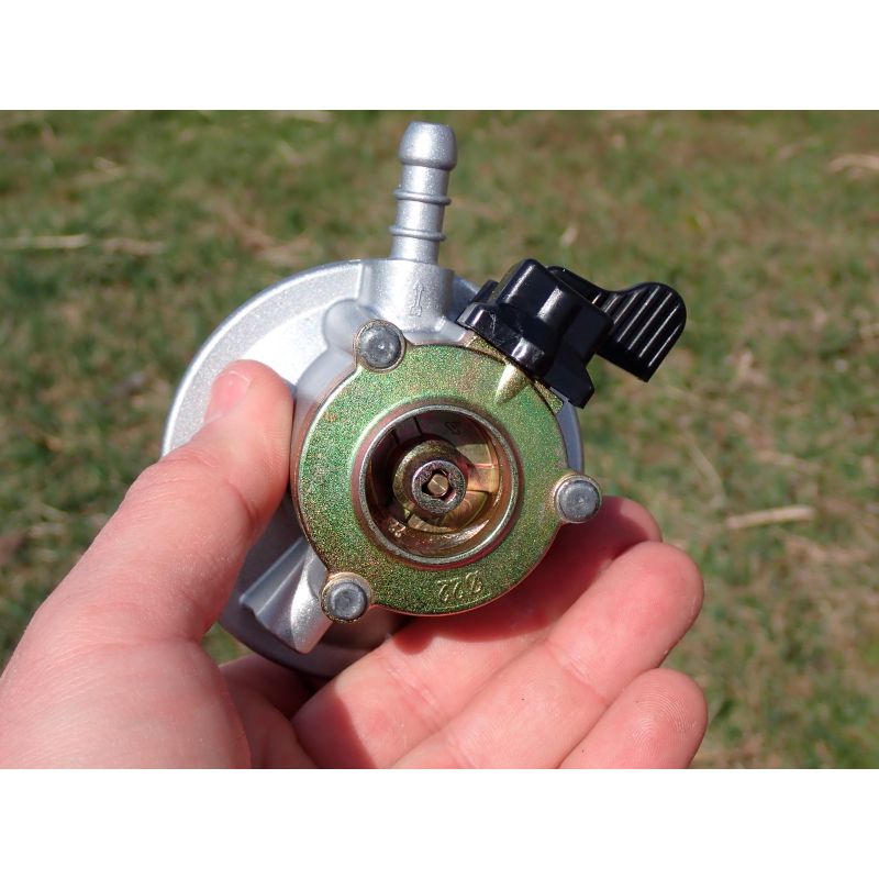 Kit regulator gaz quick on compatibil doar la butelie ButanGas Camping include furtun 80cm Orgaz BG301-20 - 12