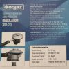 Kit regulator gaz quick on compatibil doar la butelie ButanGas Camping include furtun 80cm Orgaz BG301-20 - 8