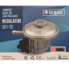 Kit regulator gaz quick on compatibil doar la butelie ButanGas Camping include furtun 80cm Orgaz BG301-20 - 9