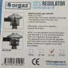 Kit regulator gaz quick on compatibil doar la butelie ButanGas Camping include furtun 80cm Orgaz BG301-20 - 10