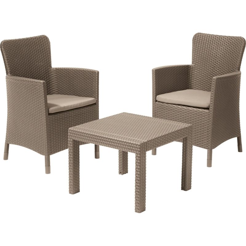 Set mobilier gradina cappuccino Keter Salvador - 1 Set mobilier gradina cappuccino Keter Salvador - 1