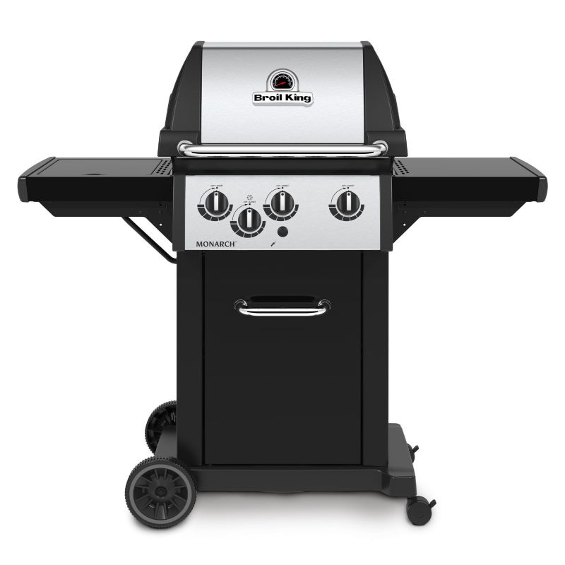 Gratar MONARCH 340 (2022) BROIL KING L.132 l.56 H.119 negru/gri - 1 Gratar MONARCH 340 (2022) BROIL KING L.132 l.56 H.119 negru/gri - 1
