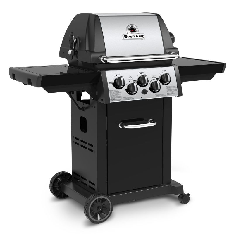 Gratar Monarch 390 Broil King L.132 l.56 H.122.5 negru/gri - 4