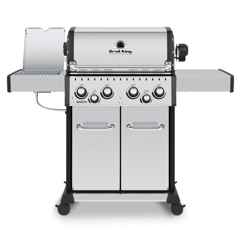 Gratar Baron S490 IR (2021) BROIL KING L.145 l.61 H.116 gri - 1 Gratar Baron S490 IR (2021) BROIL KING L.145 l.61 H.116 gri - 1
