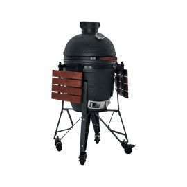 Gratar ceramic Kamado pe carbuni The Bastard Urban Medium, stand inclus, 114cm inaltime, diametru grila 42cm, RES02-BU103 - 1