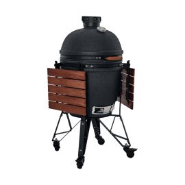 Gratar ceramic Kamado pe carbuni The Bastard Urban Large, stand inclus, 127cm inaltime, diametru grila 49cm, RES02-BU201 - 1