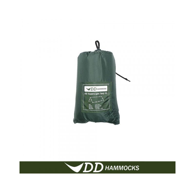 Tenda Superlight Prelata XL Olive Green DDHammocks 450 × 300 cm - 0707273933874 - 1 Tenda Superlight Prelata XL Olive Green DDHammocks 450 × 300 cm - 0707273933874 - 1