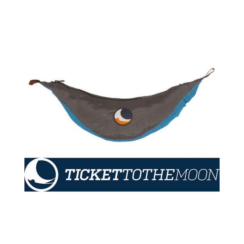Hamac Ticket to the Moon King Size Aqua Dark Grey - 320 × 230 cm - TMK1503 - 1