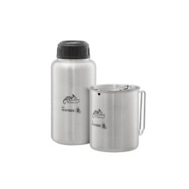 Sticla 0.95L & Gamela 0.7L Helikon Tex Stainless Steel - TK-PCC-SS-15 - 1