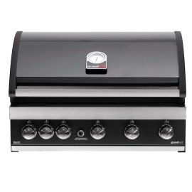 Gratar pe gaz cu 6 arzatoare (5 inox si 1 infrarosu), incastrabil, grile si plita fonta, Grandhall Maxim G5IB K05000308A - 1
