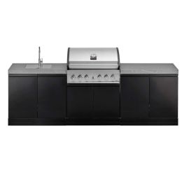 Bucatarie de exterior Grandhall K0GK-01 si Gratar pe gaz Elite G5 K04000309A - 1
