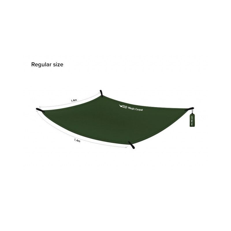 Mini Tenda 140cm x 140cm Prelata DD Magic Carpet Olive Green - 0707273933683 - 1