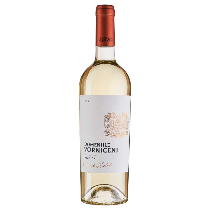 Divus Domeniile Vorniceni Viorica vin alb sec 0,75 litri, 13% alcool, recolta 2021 - 1