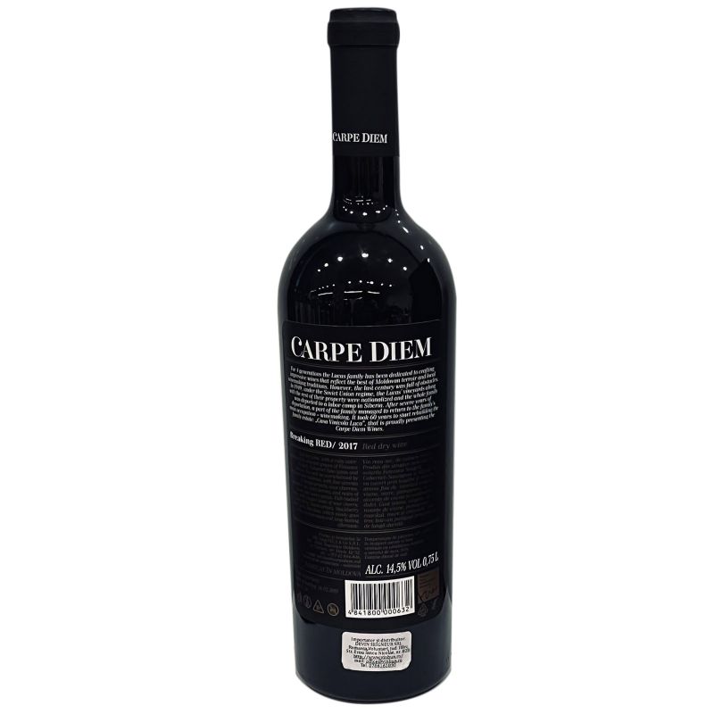 Carpe Diem Breaking Red vin rosu sec 0,75 litri, 14,5% alcool, recolta 2017 - 3