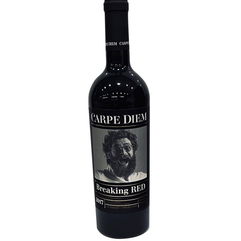 Carpe Diem Breaking Red vin rosu sec 0,75 litri, 14,5% alcool, recolta 2017 - 2