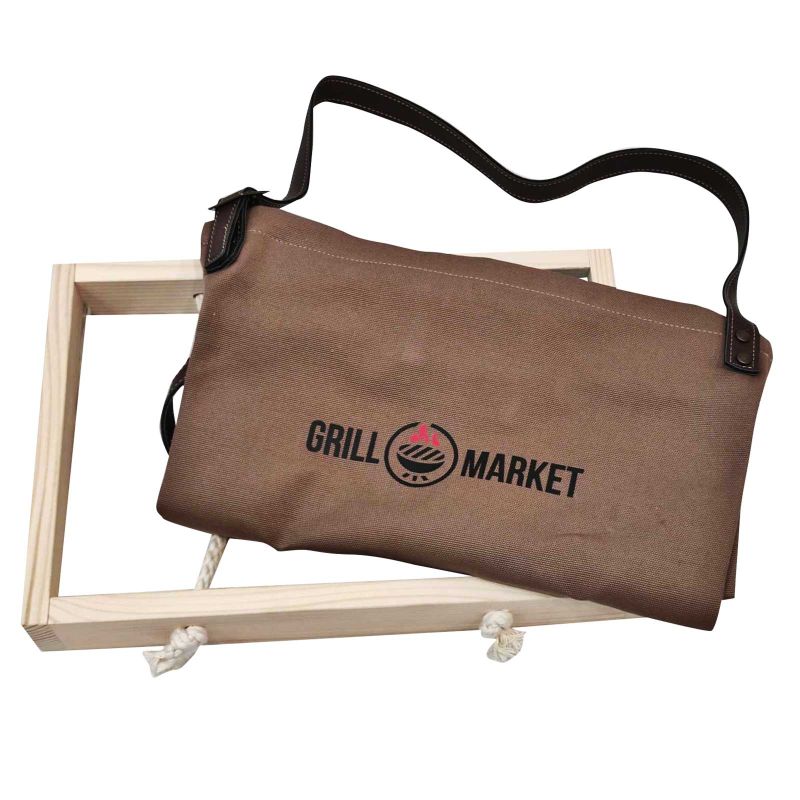 Set sort pentru gratar 77x68 cm din material textil premium in cutie de lemn tip cadou Grill Market - 2