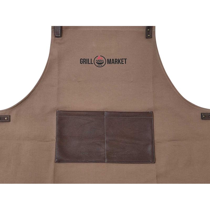 Set sort pentru gratar 77x68 cm din material textil premium in cutie de lemn tip cadou Grill Market - 5