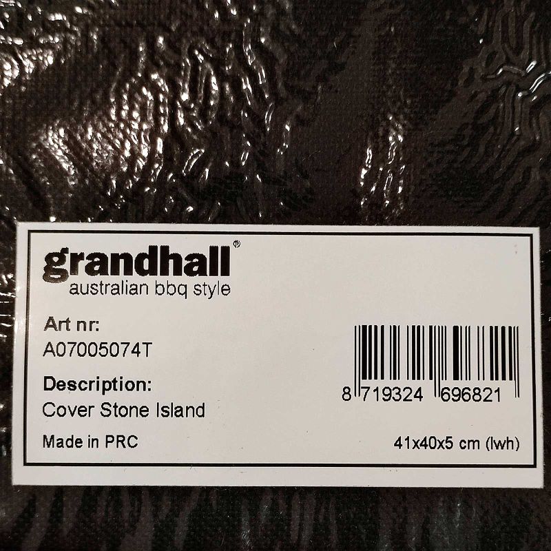 Husa pentru gratar 224x110x60 cm lavabila Grandhall Stone Island A07005074T - 7