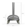 Cuptor pentru pizza compact pe peleti si lemne Eucalyptus ZiiPa22-002 - 10