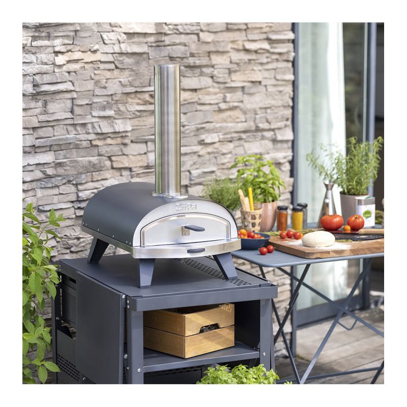Cuptor pentru pizza compact pe peleti si lemne Ardoise ZiiPa22-004 - 12