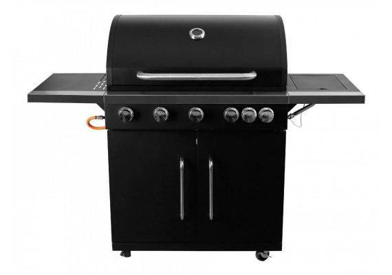 Gratar pe gaz Activa Lord 501, 5 + 1 arzatoare din inox, gratare din fonta - 1 Gratar pe gaz Activa Lord 501, 5 + 1 arzatoare din inox, gratare din fonta - 1