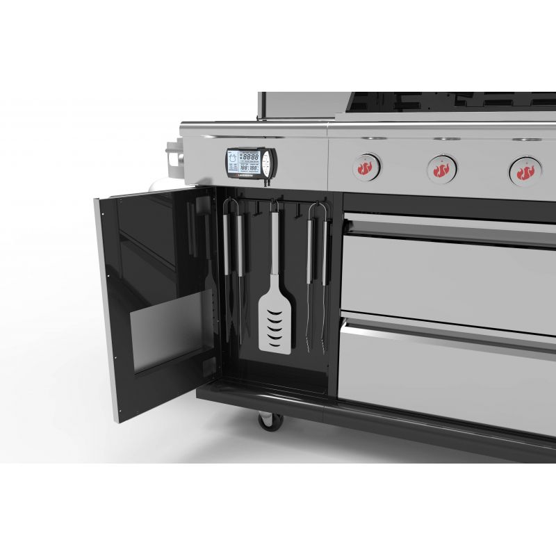Bucatarie pe gaz Landmann 12970 Triton PTS 6.1+, 6 arzatoare inox - 6